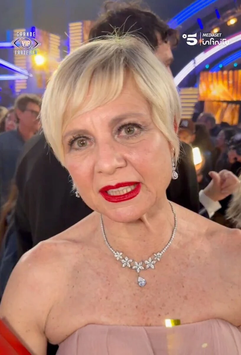Antonella Elia in un momento della finale del Grande Fratello Vip 8