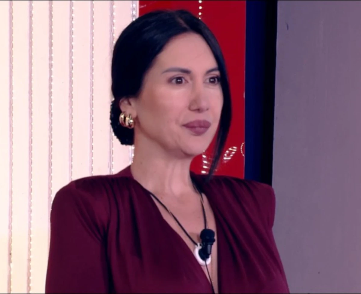 Jessica Morlacchi durante un’apparizione pubblica