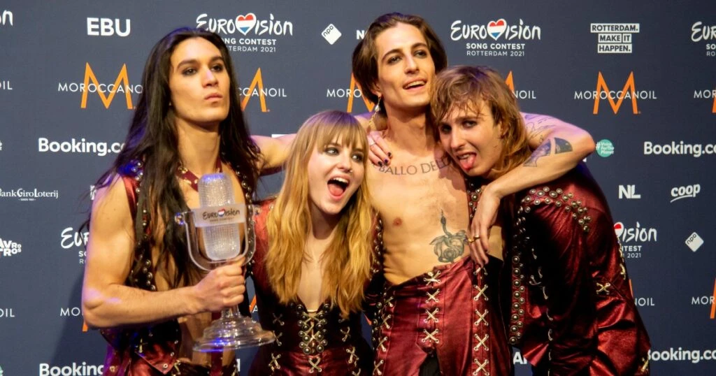 I Måneskin in una foto promozionale, simbolo della band al centro delle voci sulla reunion