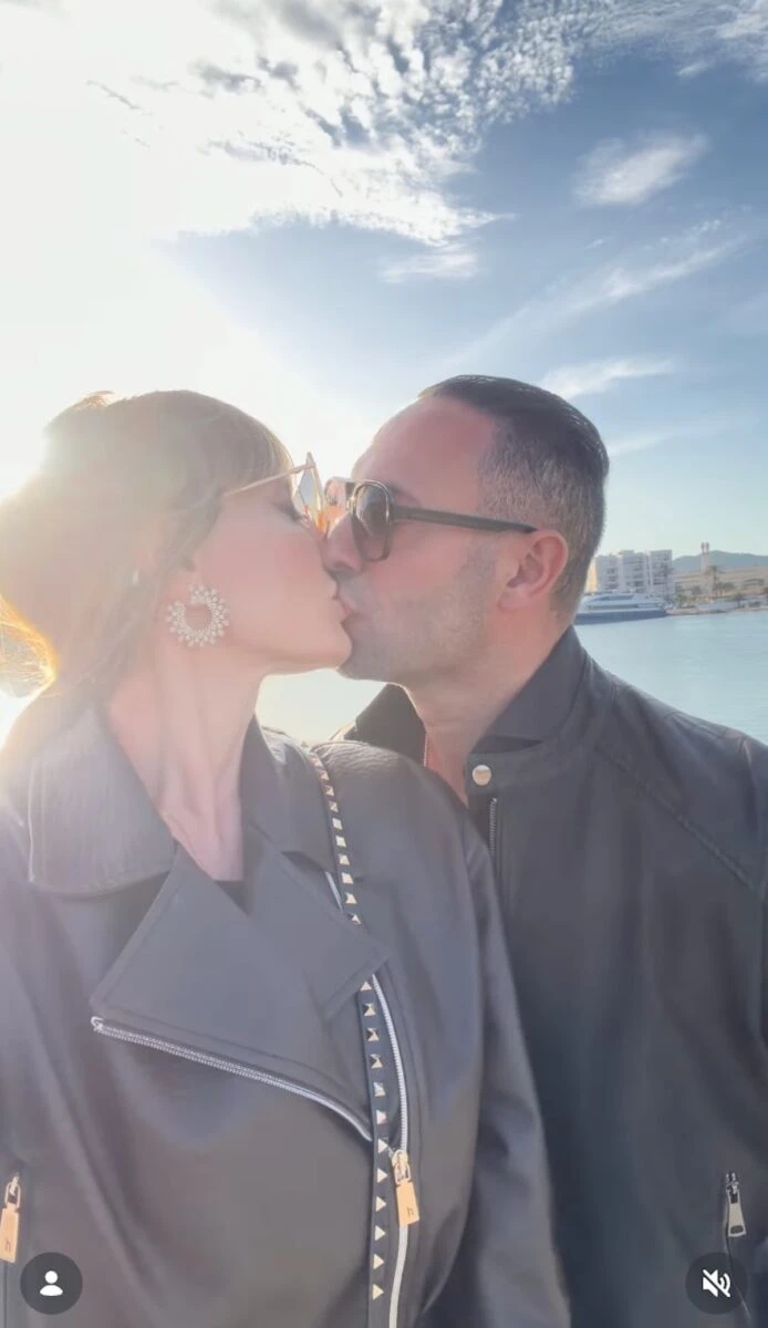 Manila Nazzaro e Stefano Oradei in foto insieme