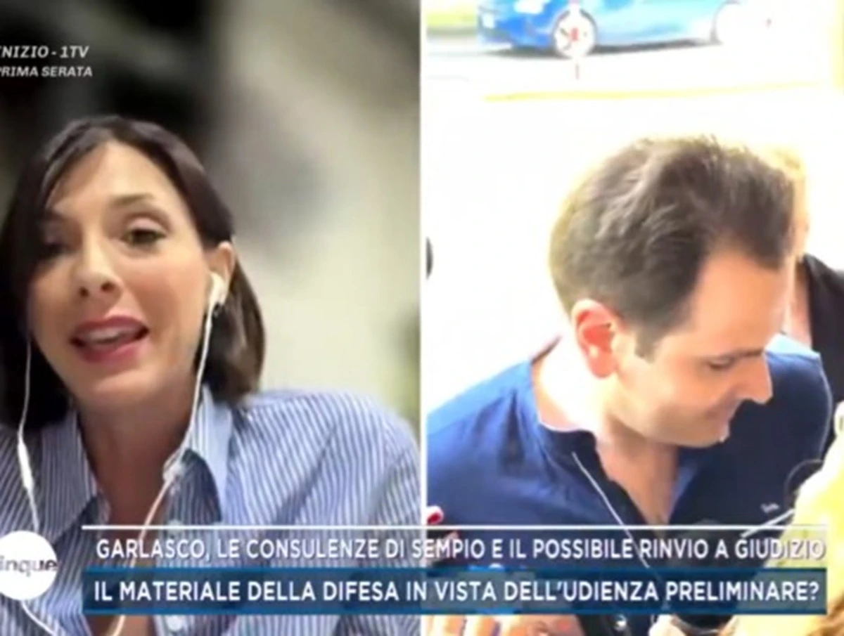 Mattino Cinque, collegamento e focus sul caso Garlasco