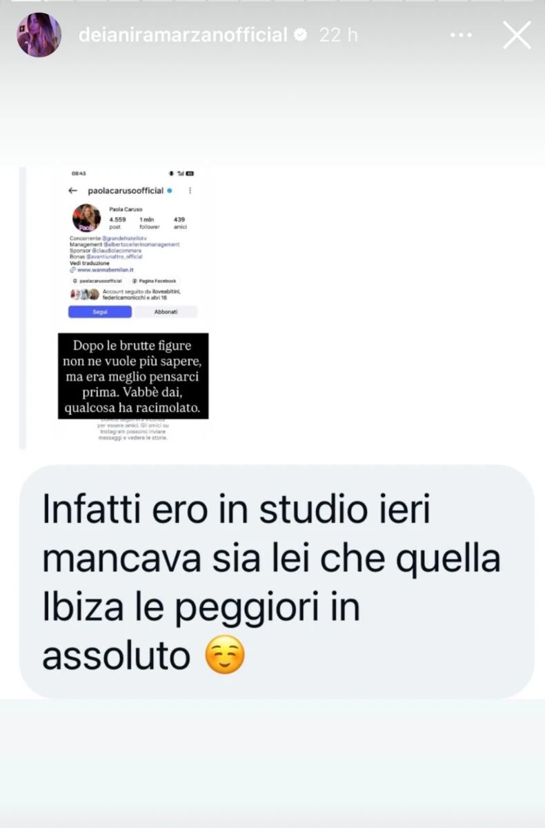 Paola Caruso dopo l’eliminazione al Grande Fratello Vip