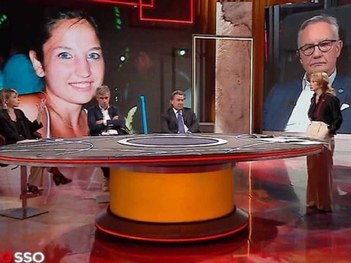 Filorosso su Rai 3: fotogramma relativo all'intervista sul caso Garlasco