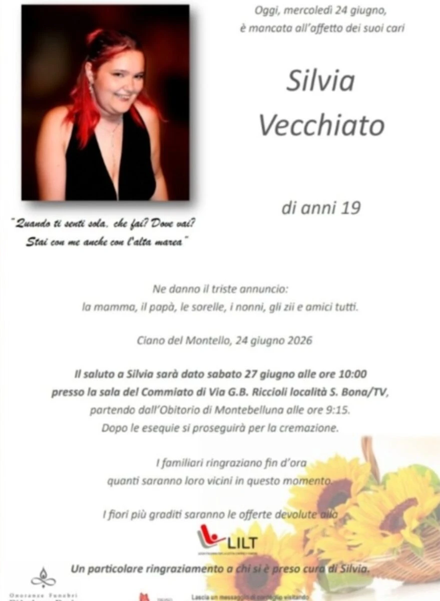 Ritratto fotografico della studentessa Silvia Vecchiato