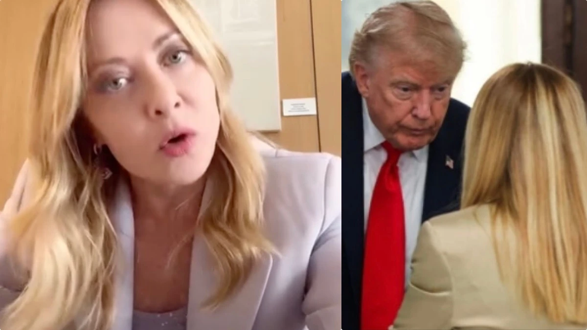 trump umilia meloni in diretta tv la risposta della premier 232 durissima il video da Tvzap.it trump umilia meloni in diretta tv la risposta della premier 232 durissima il video
