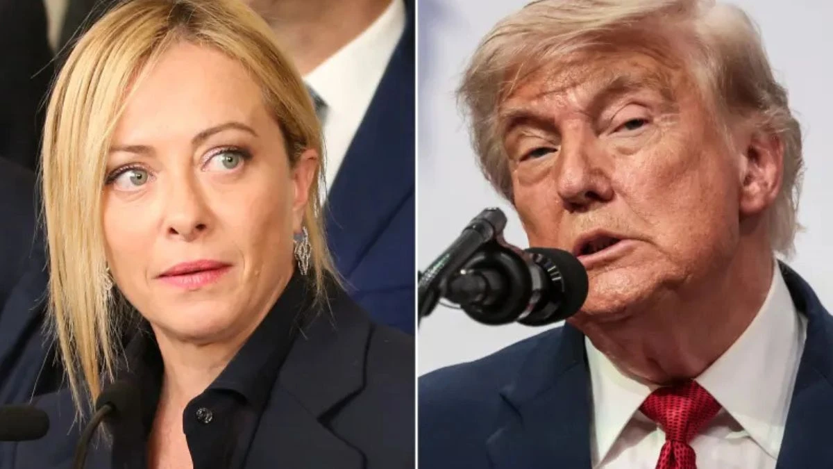 Giorgia Meloni e Donald Trump, immagine di copertina sul tema dei sondaggi Demopolis