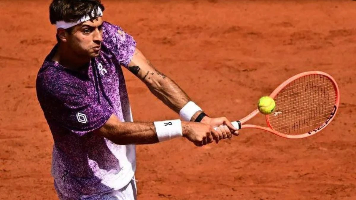 Immagine dal Roland Garros legata al forfait di Matteo Arnaldi
