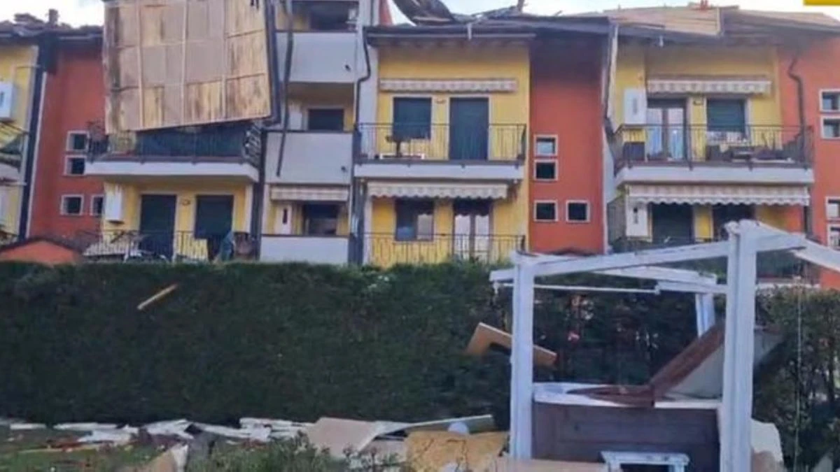 Danni causati dal vento forte durante il maltempo in Veneto