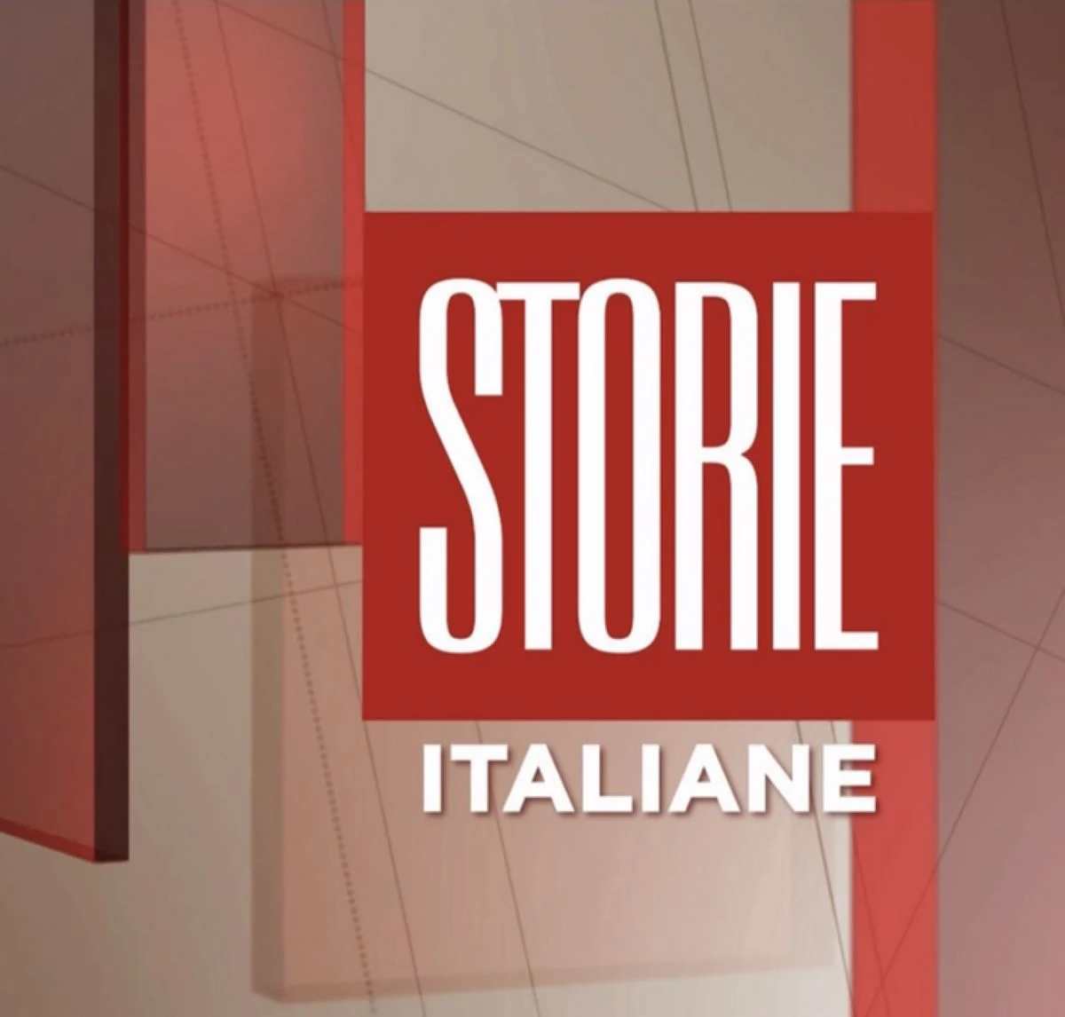 Storie Italiane su Rai Uno, immagine della trasmissione