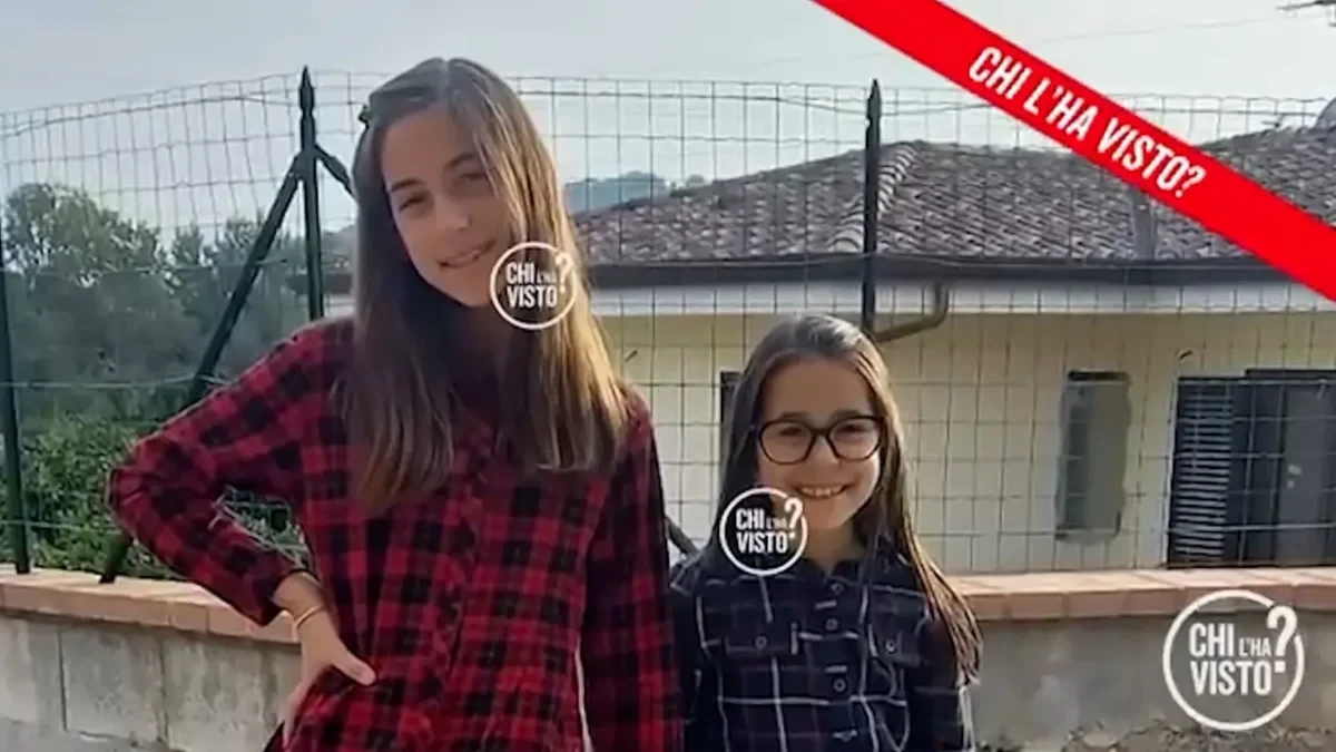 Immagine collegata al servizio TG1 sul caso delle sorelle Alisya e Sara