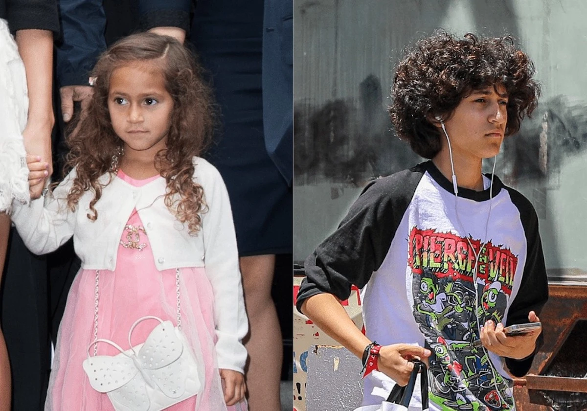 Jennifer Lopez in un momento pubblico con la figlia