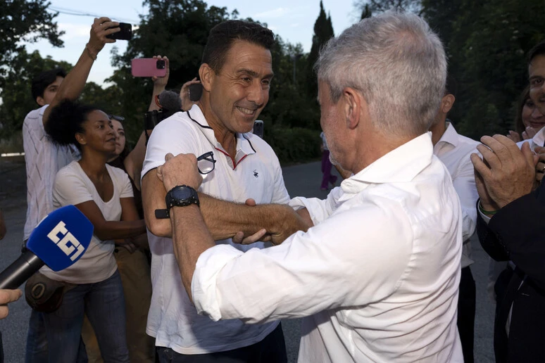 Tavolata della cena a Roma con esponenti della destra