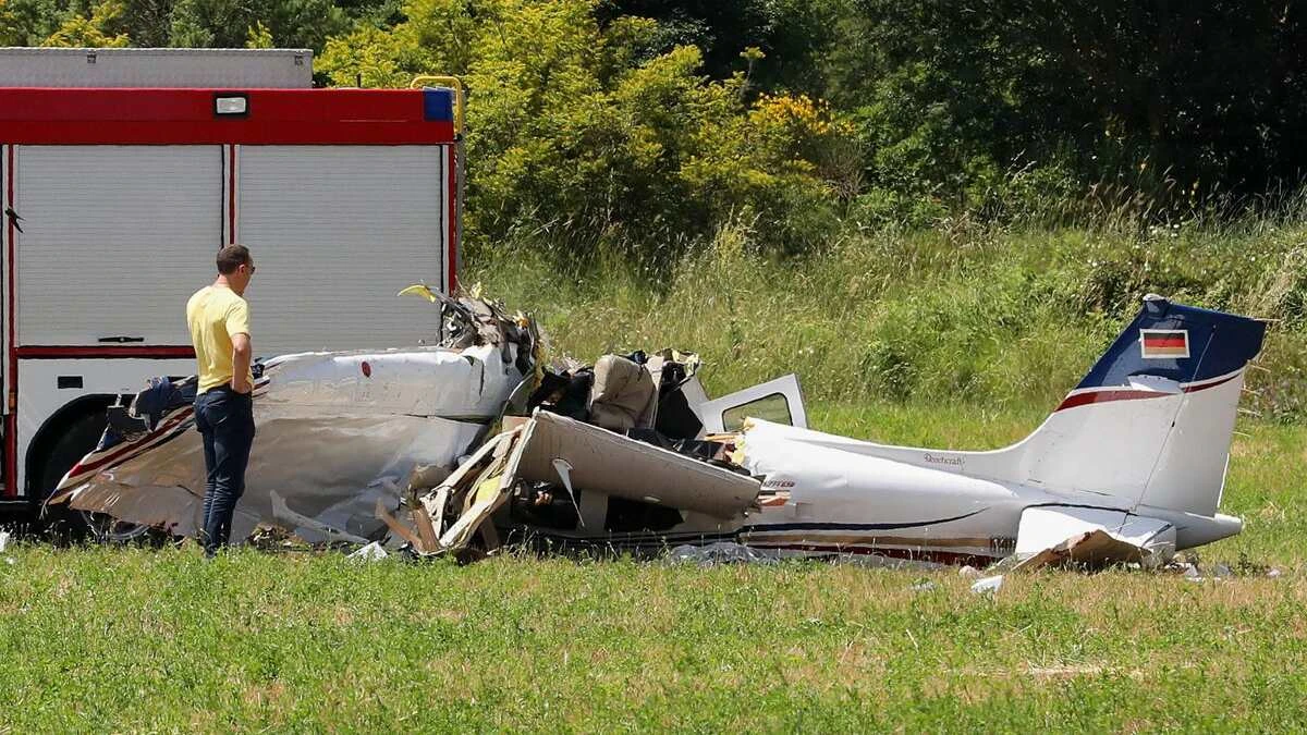 Relitto di un piccolo aereo precipitato in Croazia vicino a Medolino