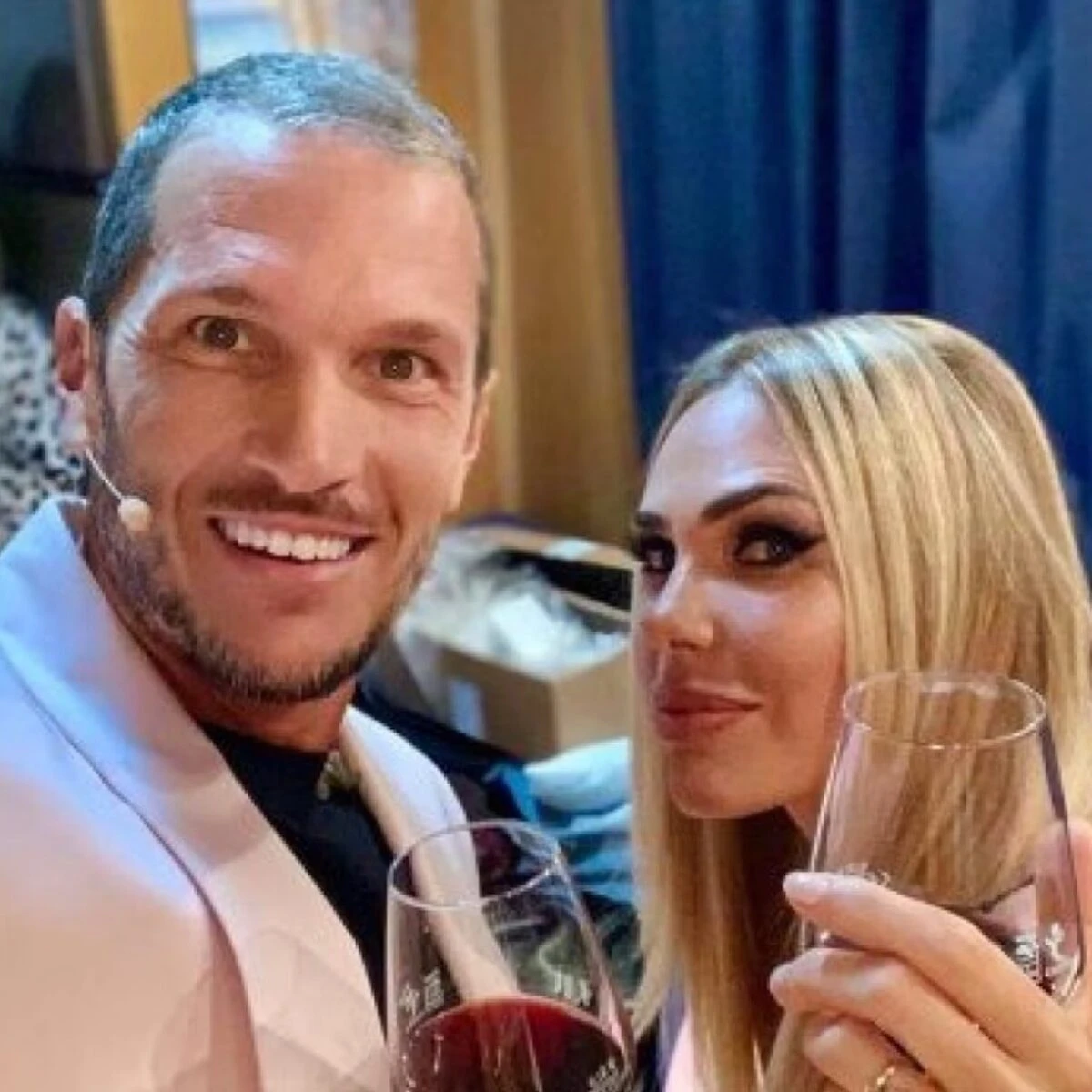 Ilary Blasi e Alvin in una foto legata a precedenti collaborazioni televisive
