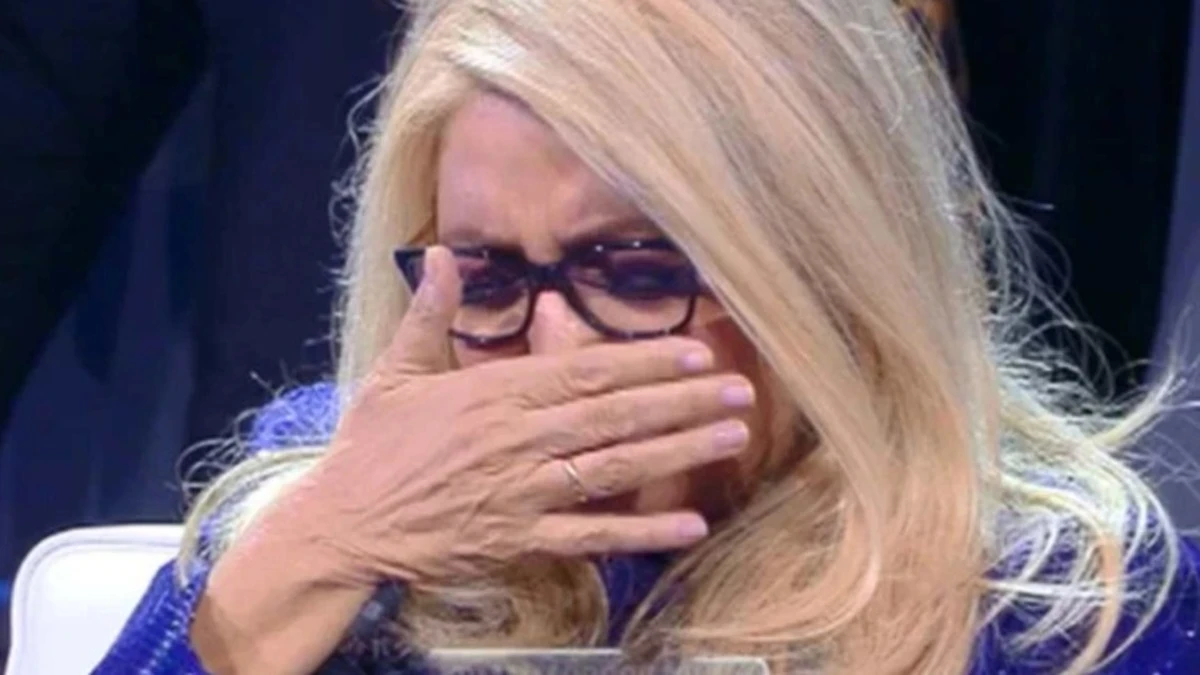 Mara Venier durante l’ultima puntata di Domenica In su Rai1