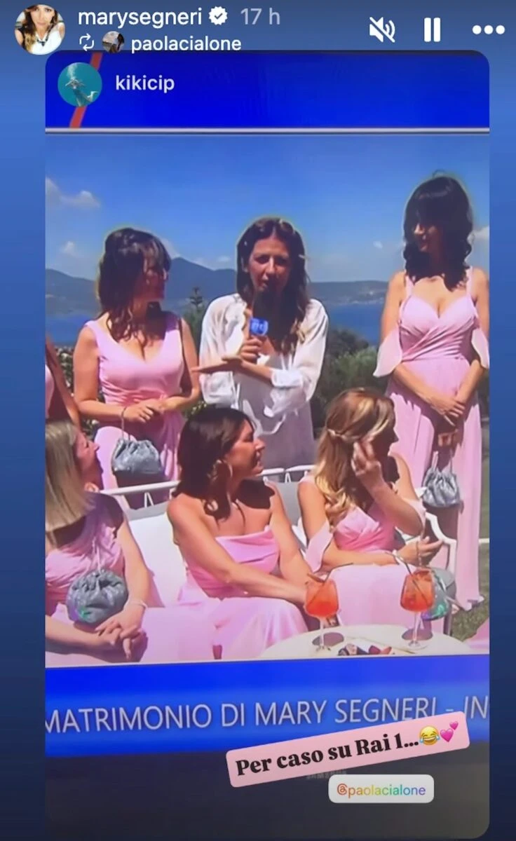 Mary Segneri durante i preparativi del matrimonio