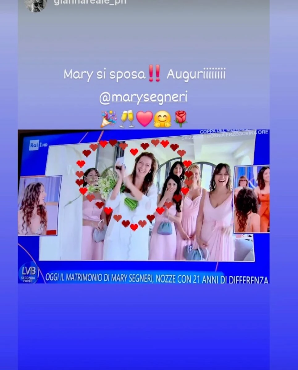 Mary Segneri e l'attesa prima della cerimonia