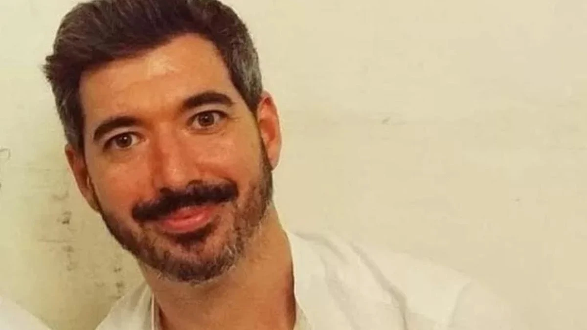 Matteo Fantuzzi nel suo studio