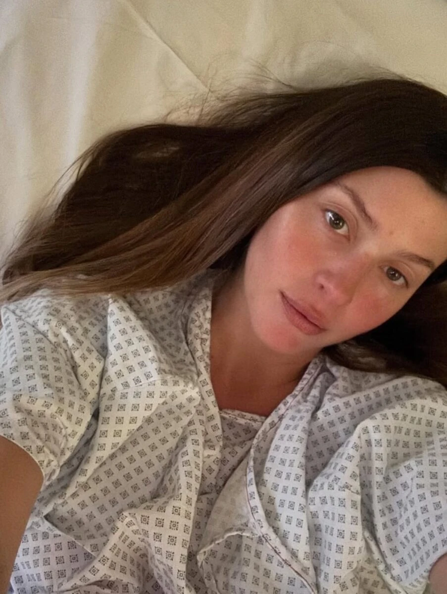 Natalia Paragoni in una foto pubblicata sui social nel periodo delle terapie
