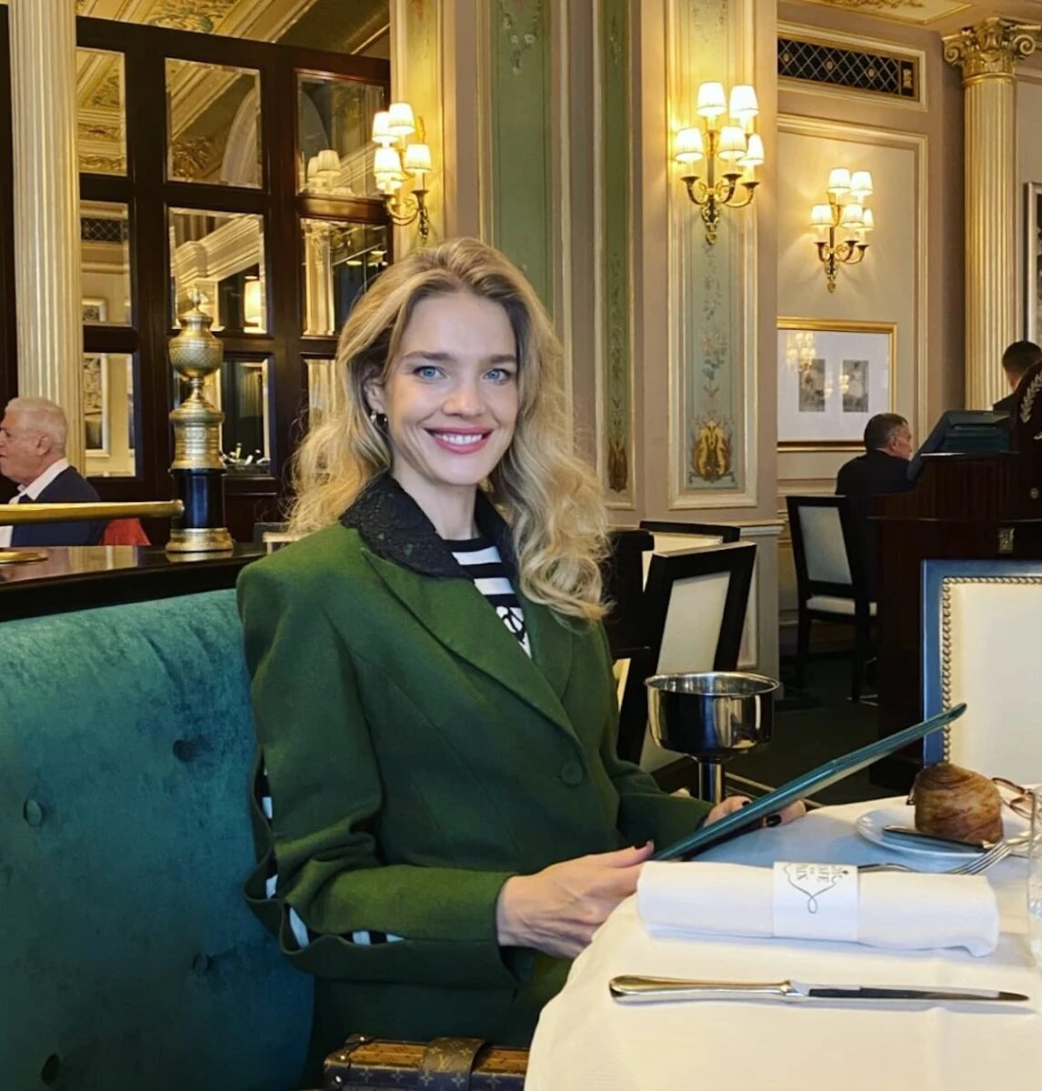 Natalia Vodianova in un’immagine editoriale