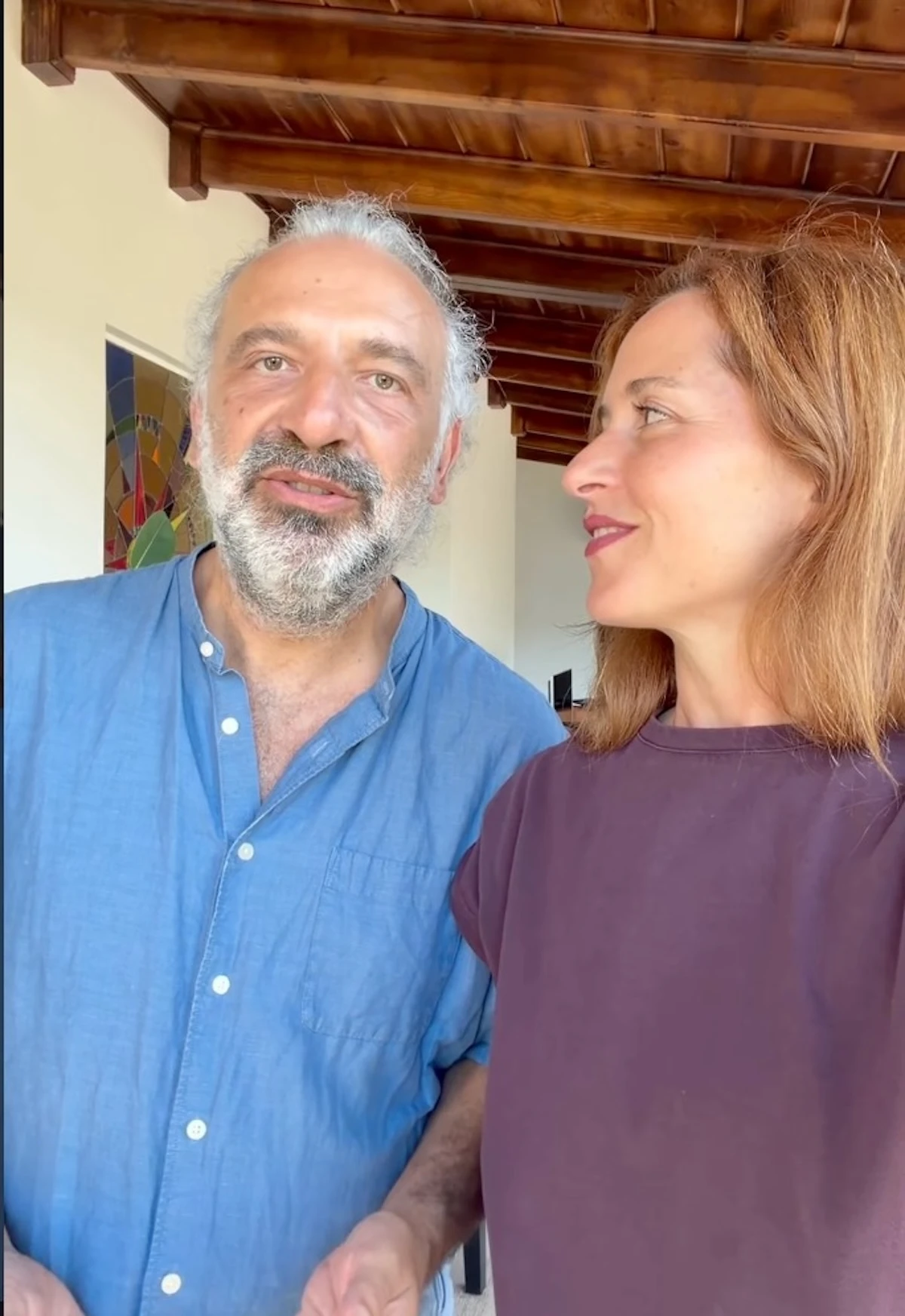 Bollani e Cenni durante una puntata di Via dei Matti n.0