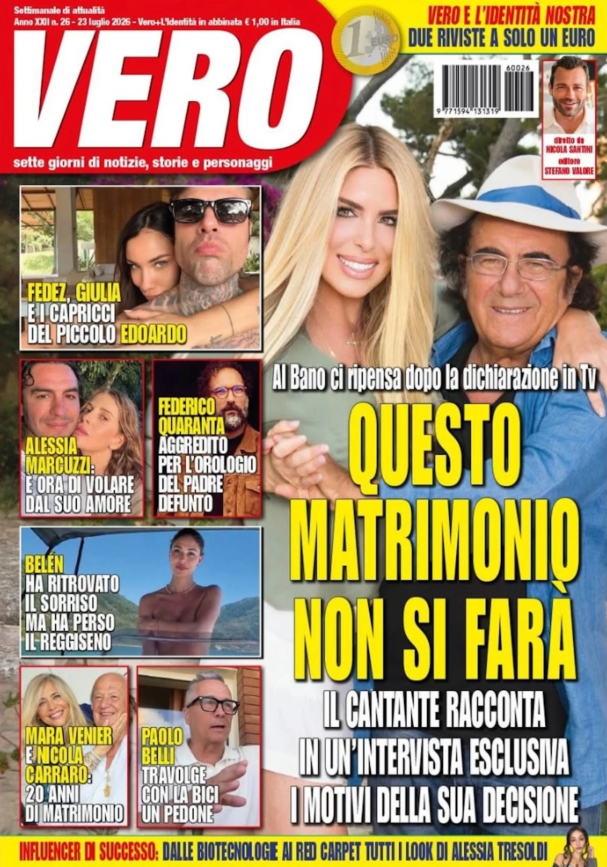 Al Bano durante un’apparizione pubblica