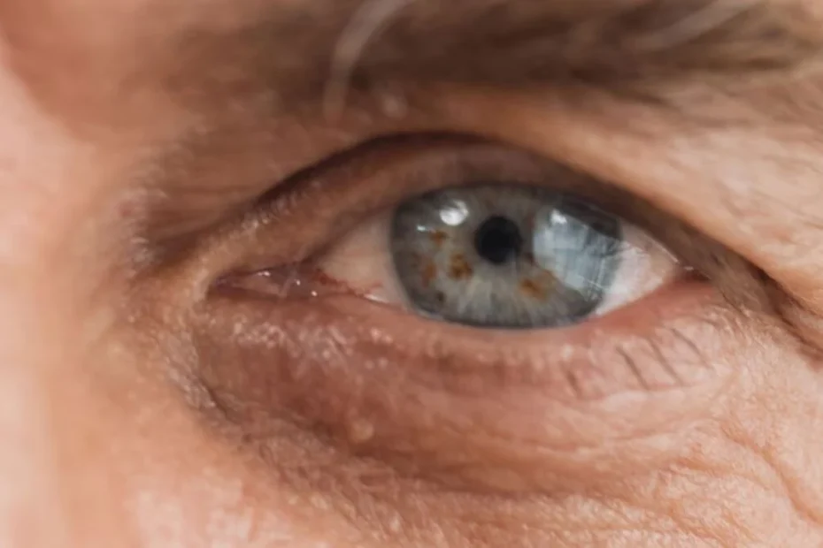 Controllo oculistico durante una visita specialistica
