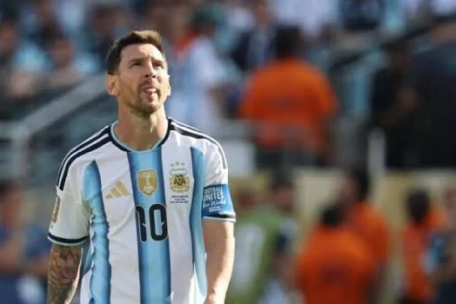 Lionel Messi durante la finale dei Mondiali 2026 tra Argentina e Spagna