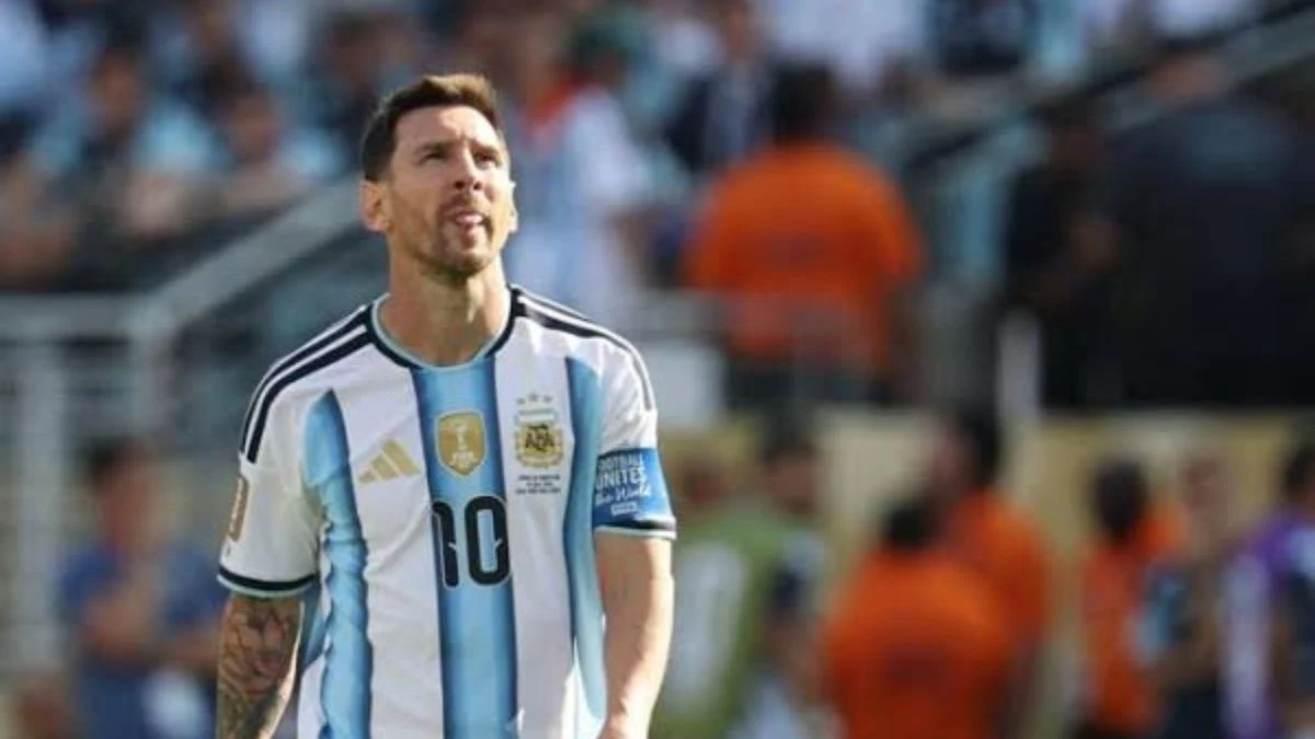 Lionel Messi durante la finale dei Mondiali 2026 tra Argentina e Spagna