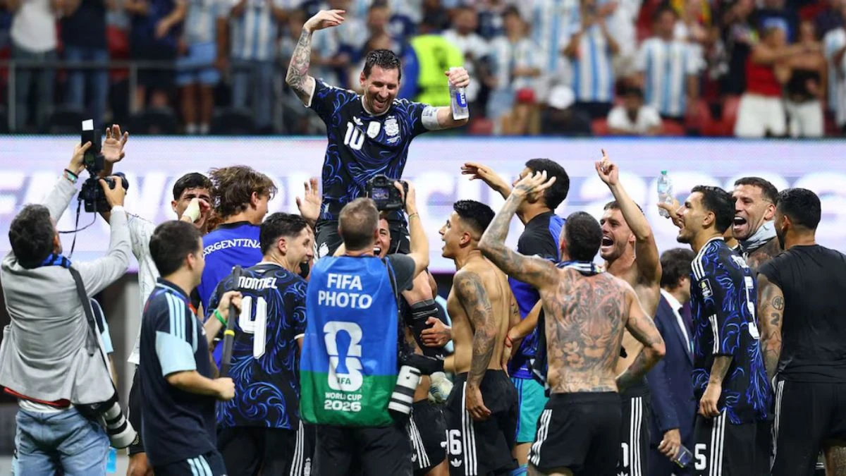 Festeggiamenti della nazionale argentina ai Mondiali 2026
