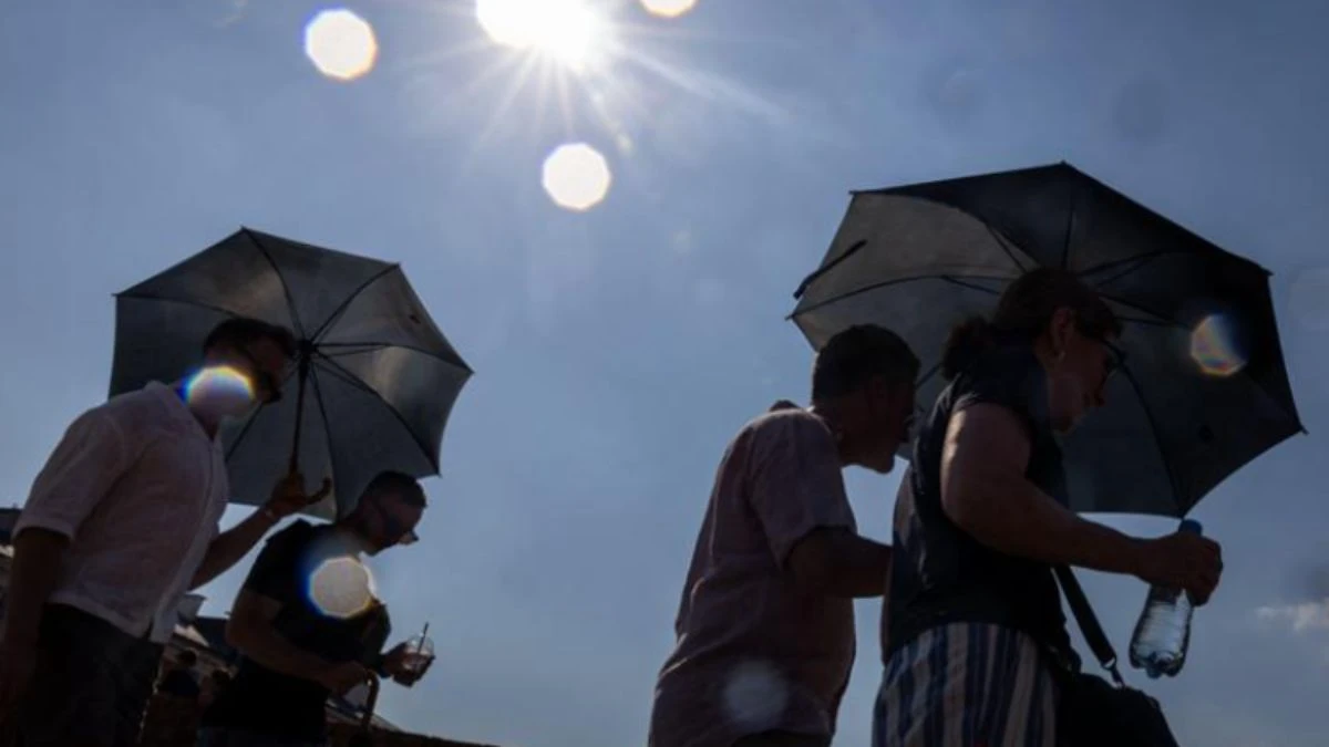 Mappa meteo e caldo intenso in Italia con anticiclone