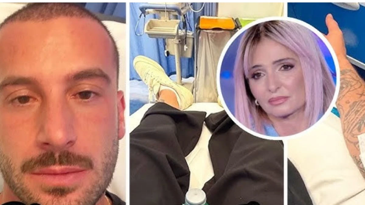 Andreas Muller dopo le cure ricevute in ospedale