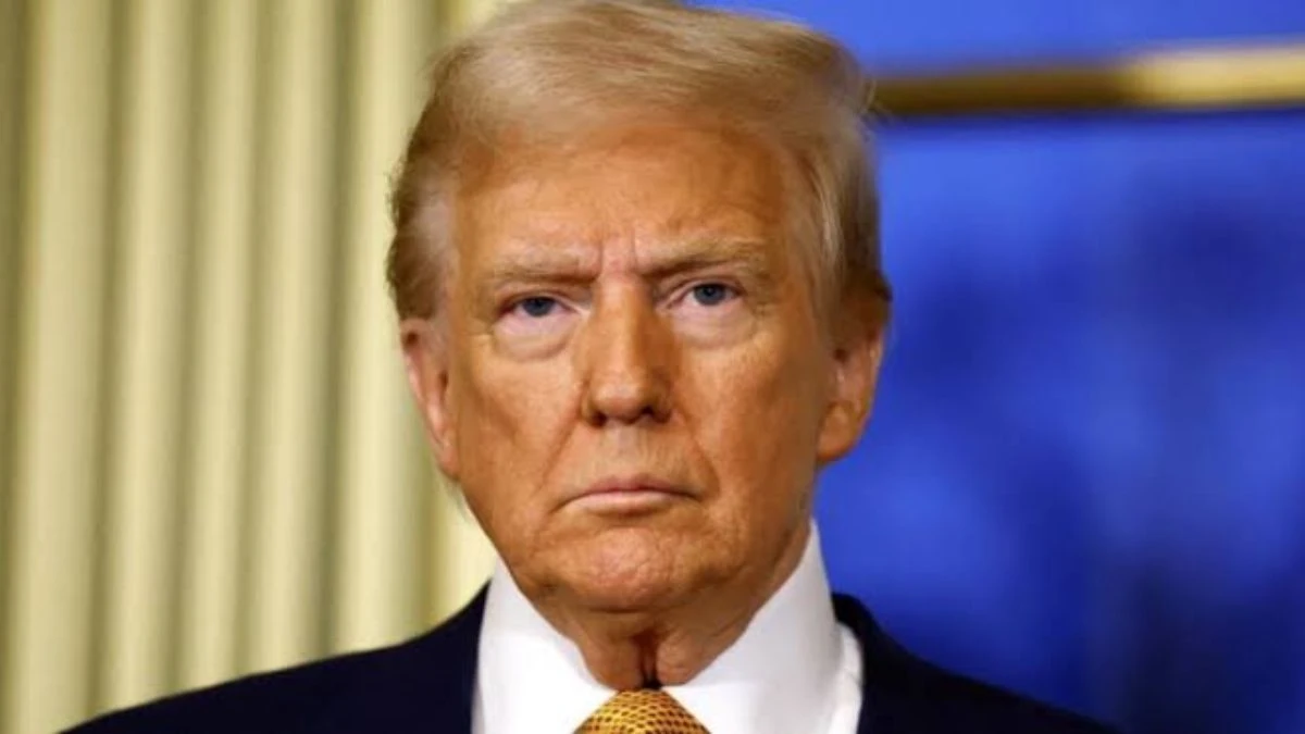 Donald Trump in un contesto legato alla crisi in Iran