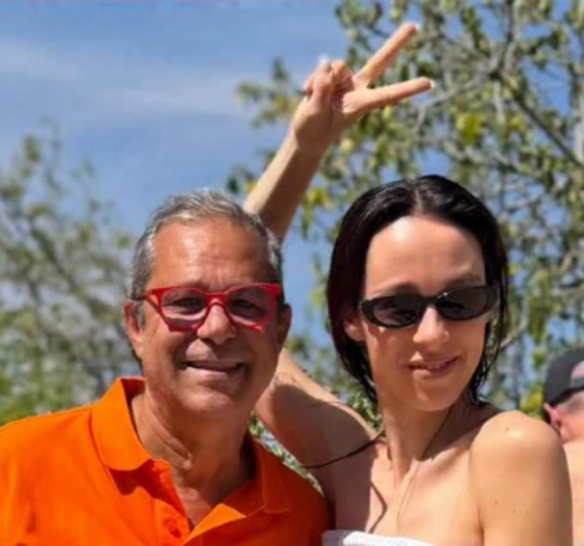 Michelle Hunziker durante i festeggiamenti per il matrimonio di Aurora Ramazzotti
