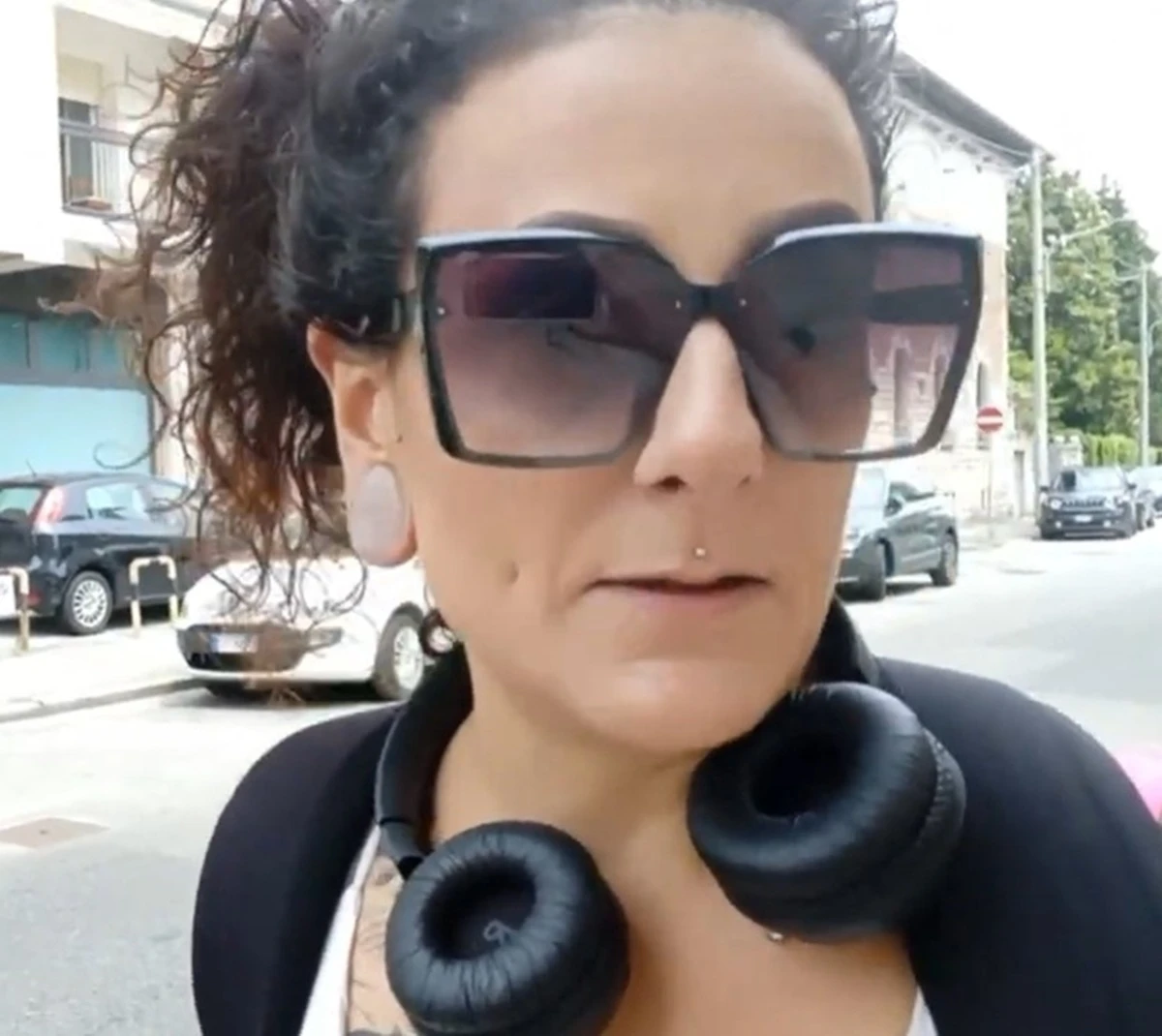 Camilla Milanesi durante il suo racconto