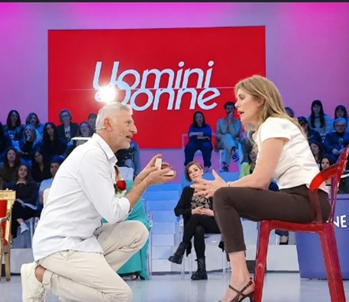 Cinzia Paolini insieme a Marco