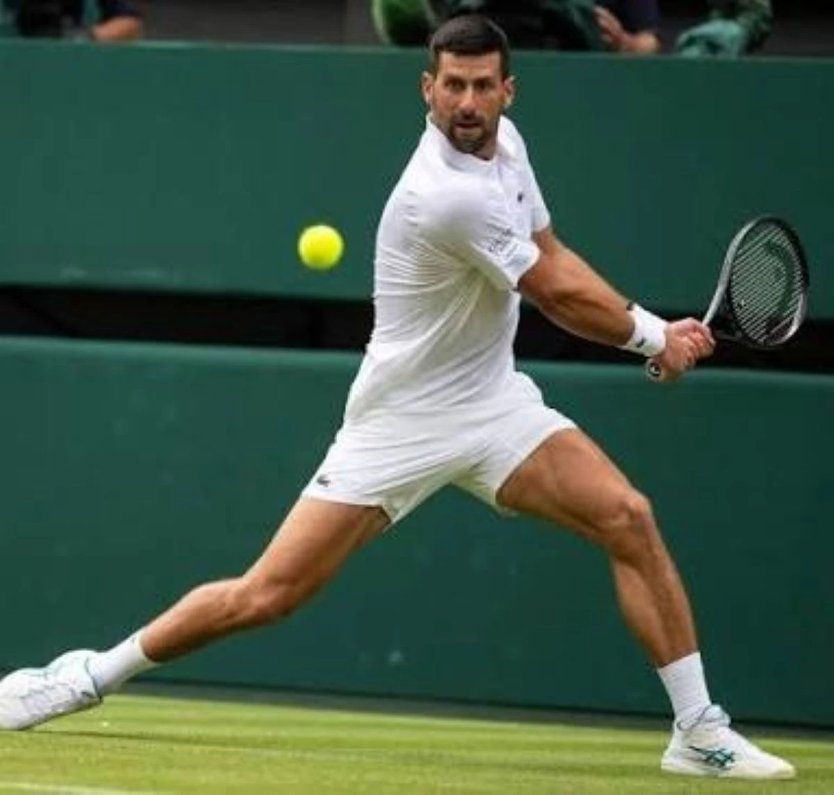 Novak Djokovic in conferenza stampa a Wimbledon dopo la semifinale