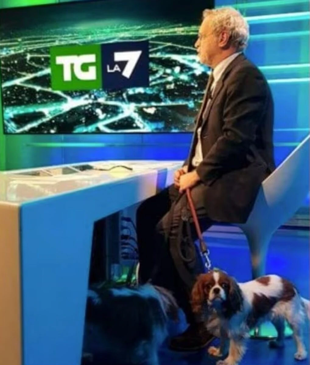 Enrico Mentana e Francesca Fagnani: immagine legata al ricordo di Bice