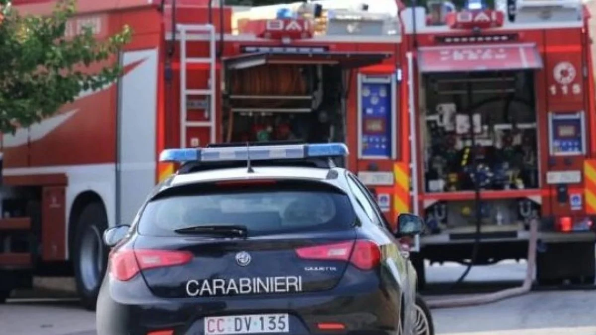 Fulmini durante il temporale con interventi dei Vigili del fuoco
