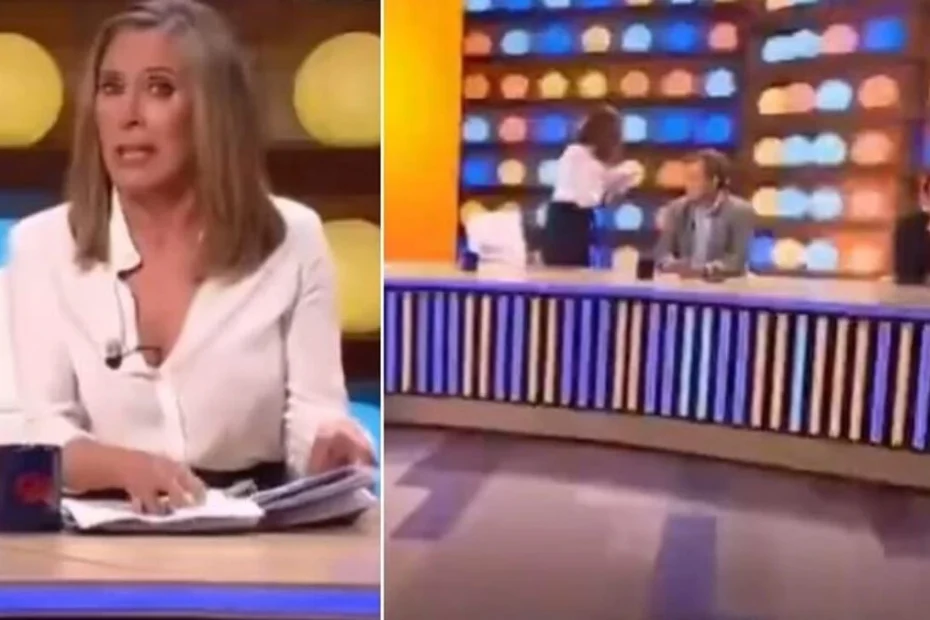 Marta Gómez Montero durante il confronto televisivo