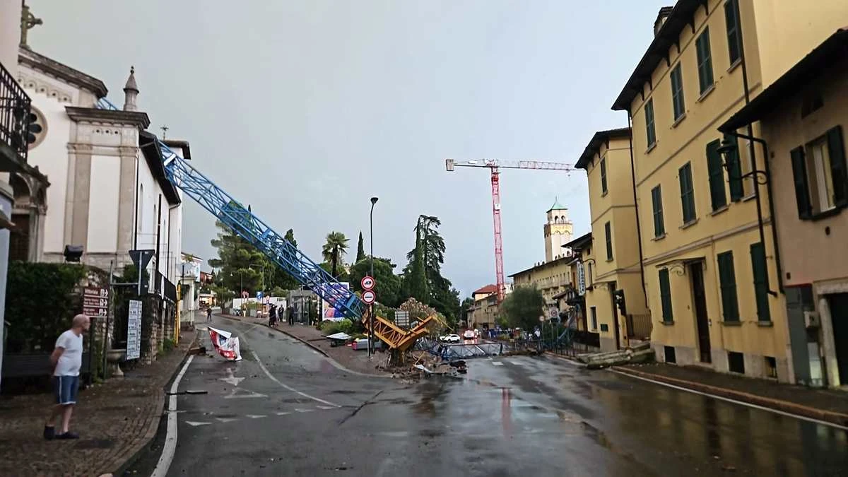 maltempo raffiche oltre i 100 km h alberi sradicati grandine crolla anche una gru da Tvzap.it maltempo raffiche oltre i 100 km h alberi sradicati grandine crolla anche una gru