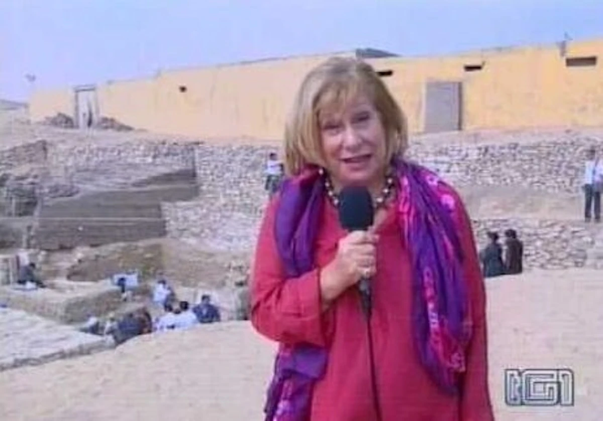 Neliana Tersigni durante un intervento televisivo