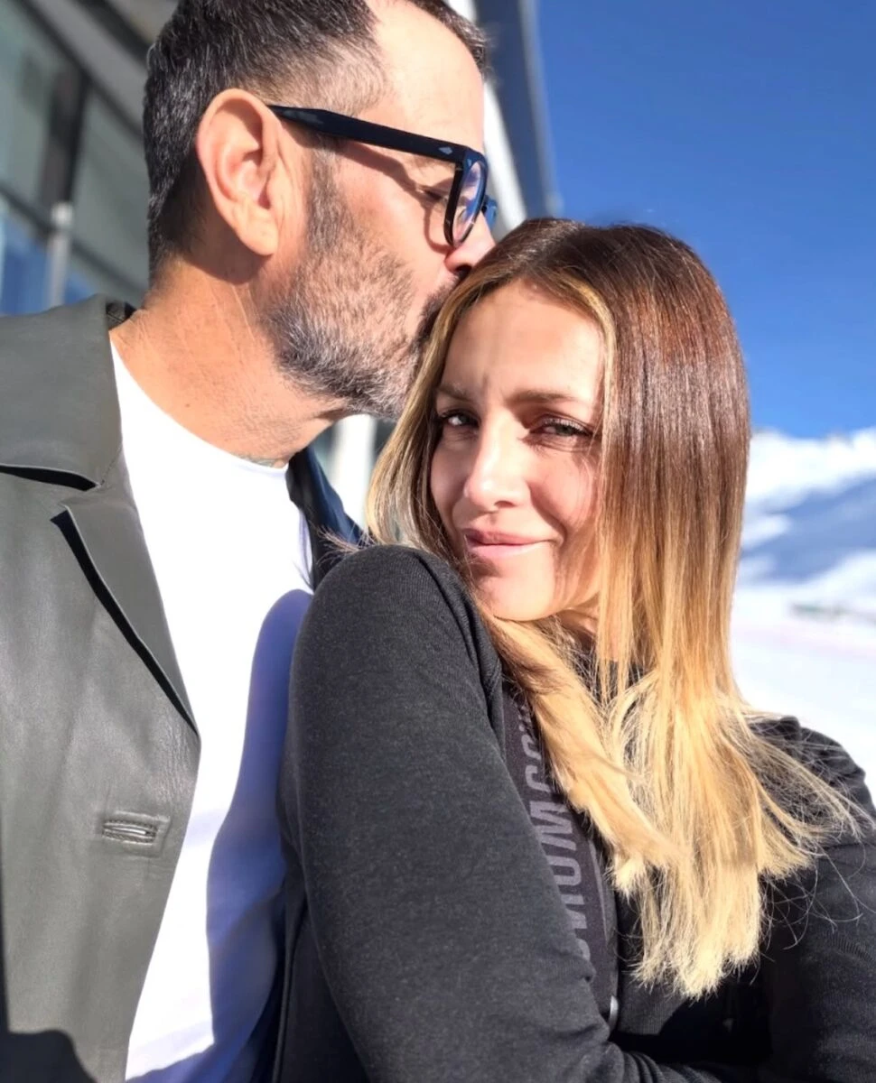 Katia Pedrotti e Ascanio Pacelli in una foto condivisa online