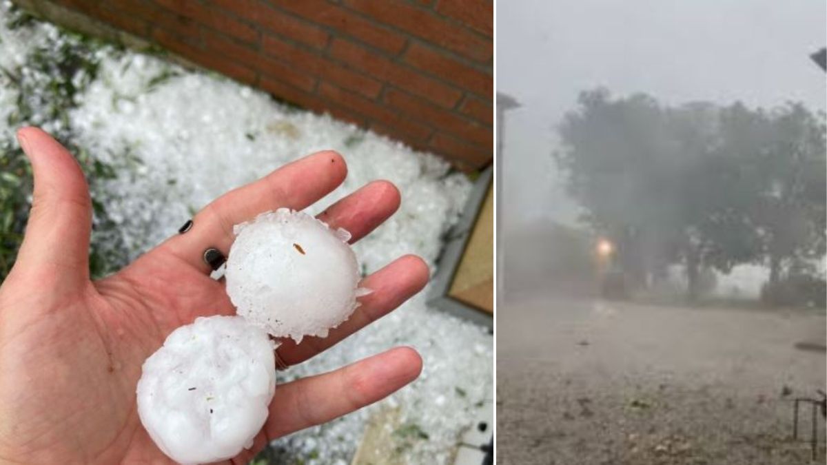 grandine gigantesca e vento forte maltempo spaventoso in italia danni enormi da Tvzap.it grandine gigantesca e vento forte maltempo spaventoso in italia danni enormi