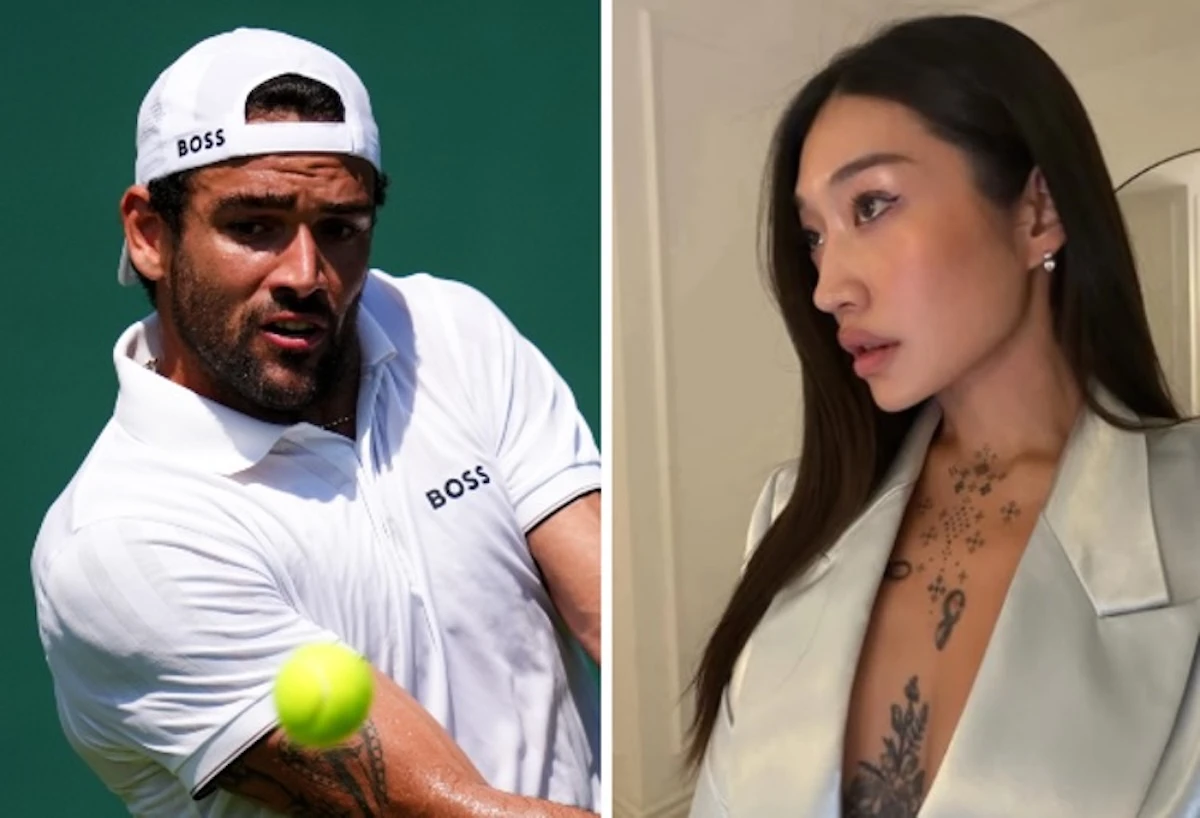 Matteo Berrettini e Peggy Gou in un’immagine condivisa online