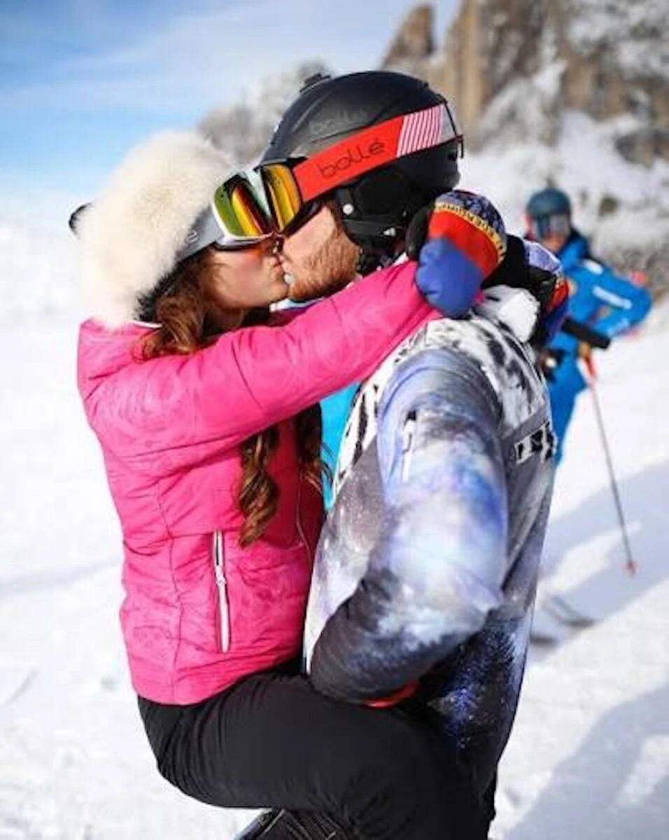 Nilufar Addati e Giordano Mazzocchi in una fotografia