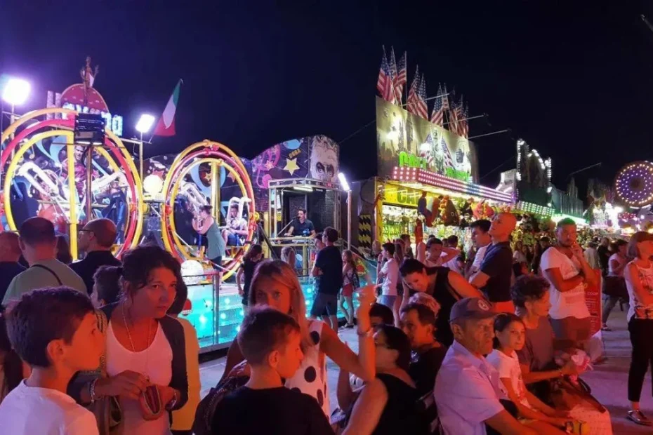 Luna park di Spotorno, dove si è verificata la tragedia