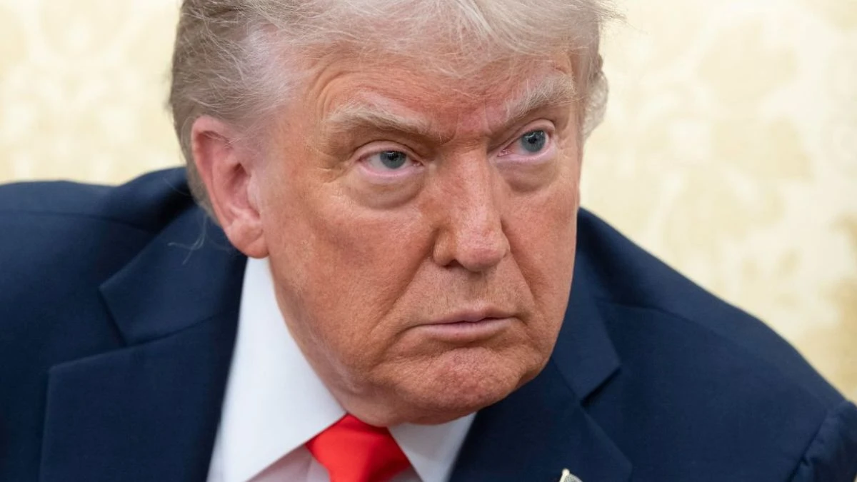 Donald Trump durante un intervento pubblico