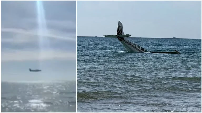 aereo precipita in mare davanti ai bagnanti e sprofonda nell8217oceano da Tvzap.it aereo precipita in mare davanti ai bagnanti e sprofonda nell8217oceano