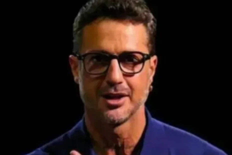 Fabrizio Corona durante un evento pubblico